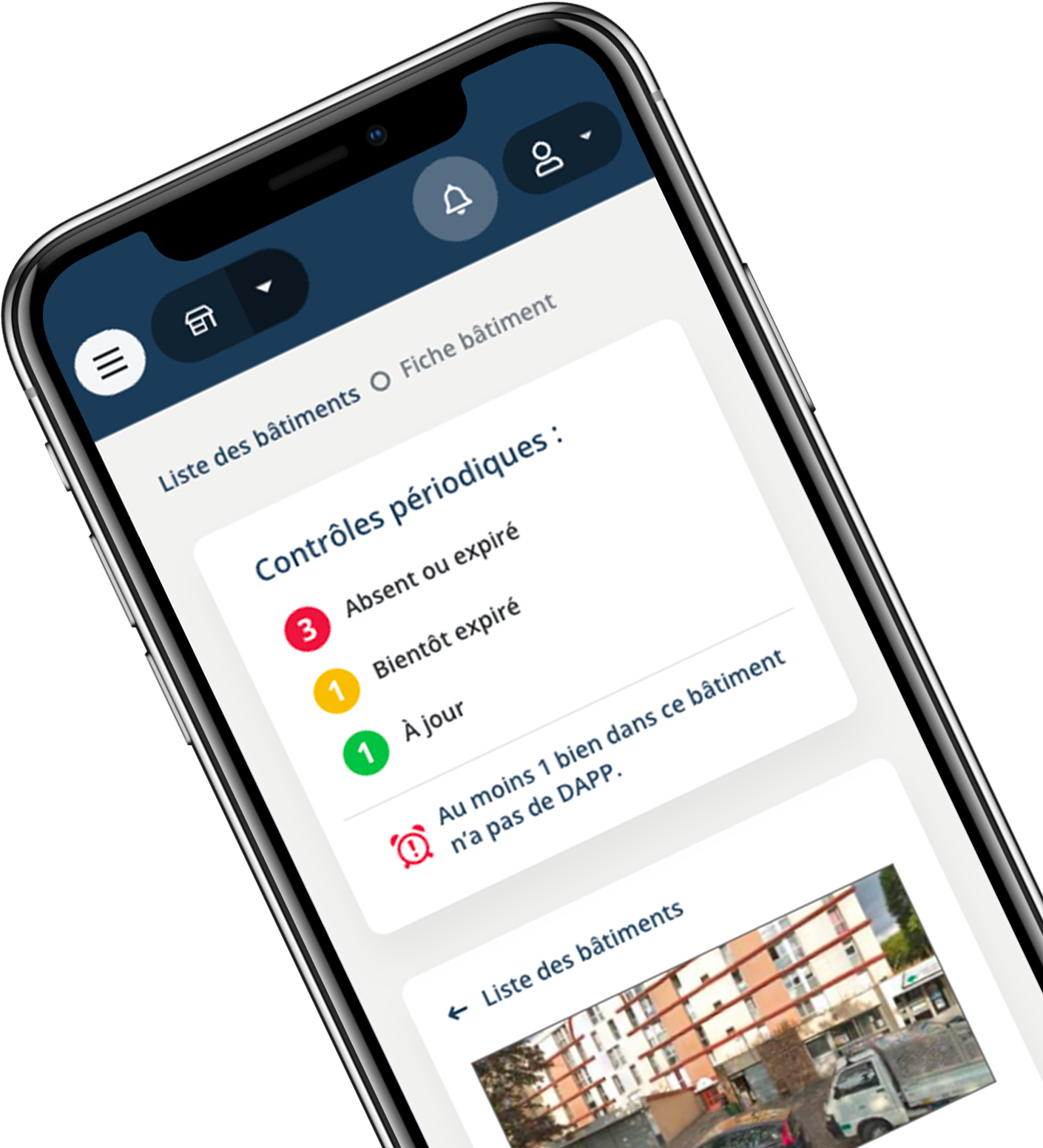 Alertes importantes concernant votre bâtiment